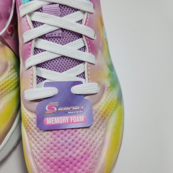 NWT S Sport By Skechers Girls Ilara Tie Dye Performance Sneakers 85073466 3 - Picture 9 of 16